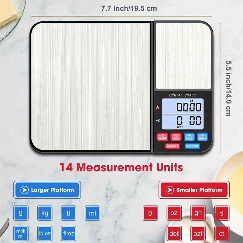 1pc Digital Kitchen Scale for  - огляд і ціна Tape Dispenser Weighted