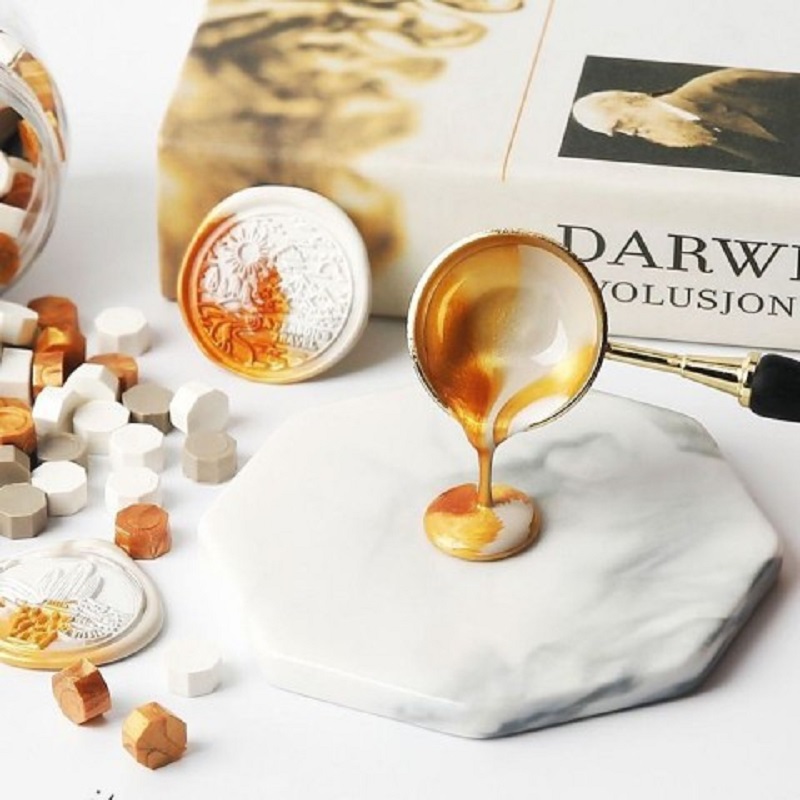 200PCS Wax Beads Wax Lacquer f - огляд і ціна Wax Seal Stamp Set