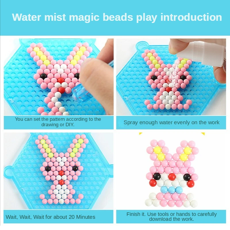 Magical Water Sticky Beads Toy - огляд і ціна Paper Weight Crystal