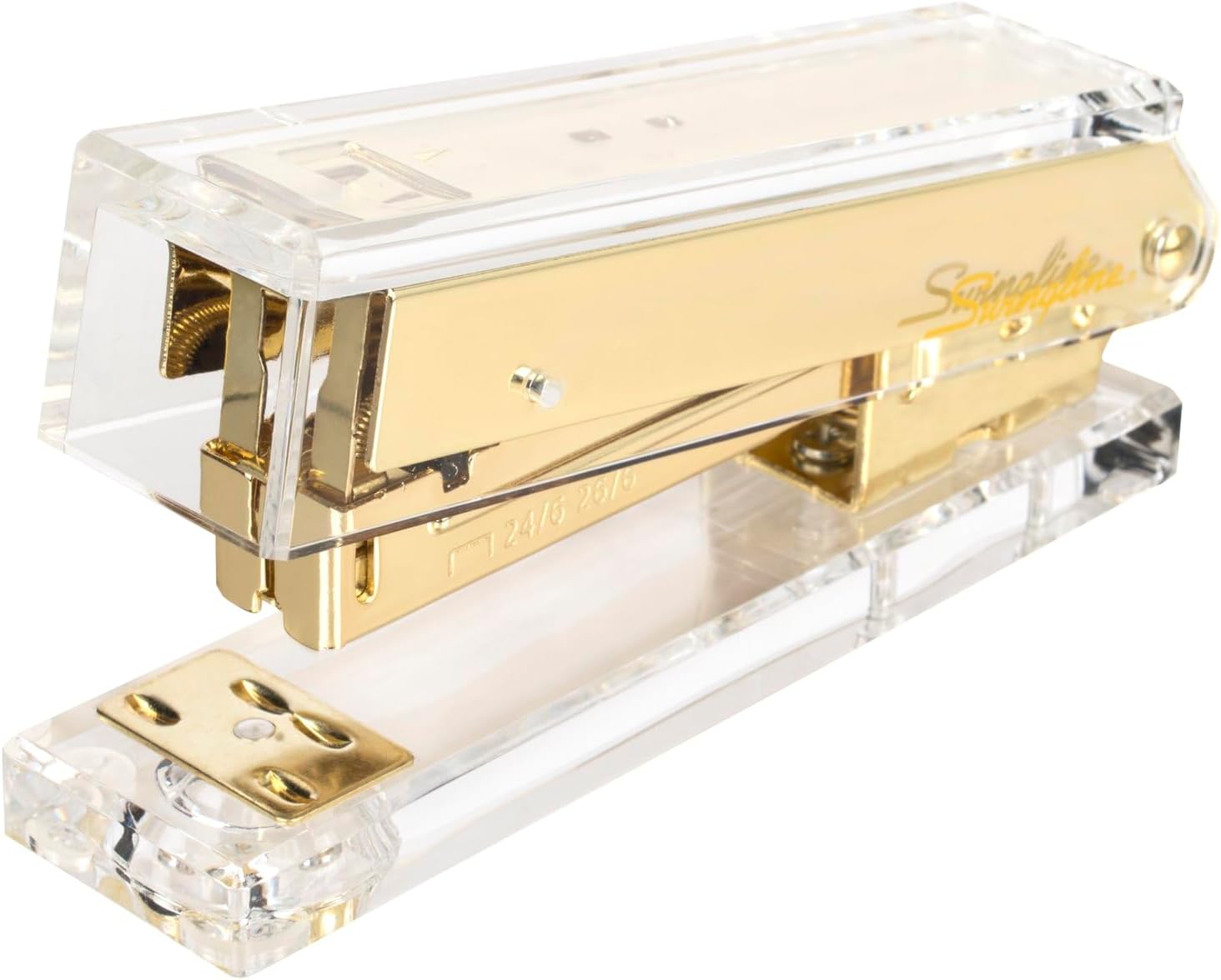 Swingline Compact Clear Acryli - огляд і ціна Stapler Half Strip