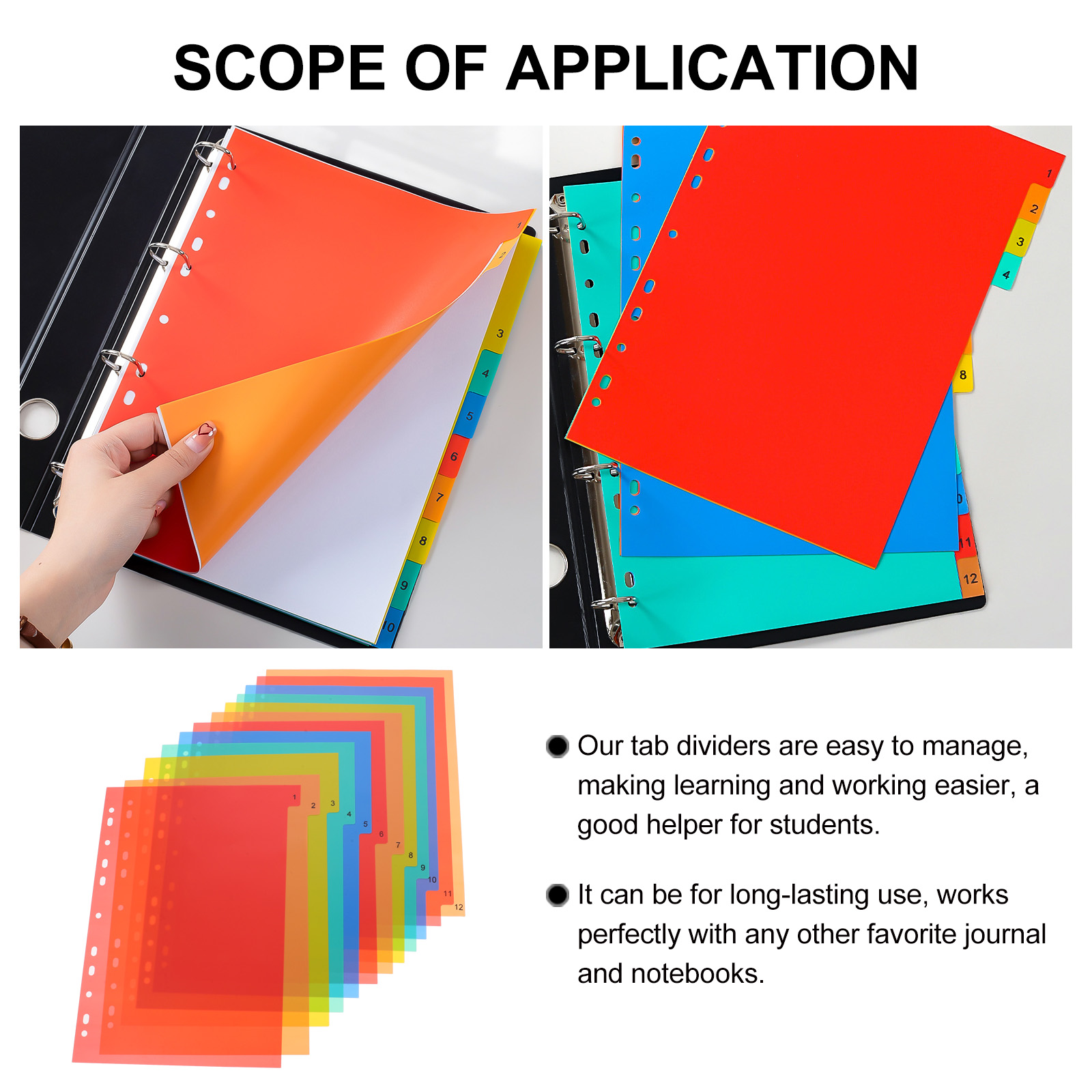 A4 Separated Loose Leaf Page D - огляд і ціна Tab Divider A4