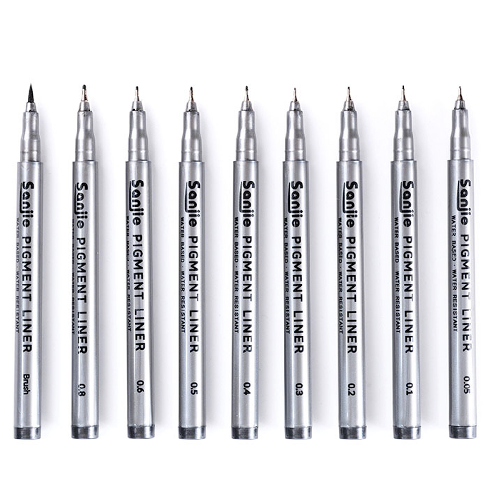 9-Piece Fine Line Waterproof I - огляд і ціна Correction Pen Fine
