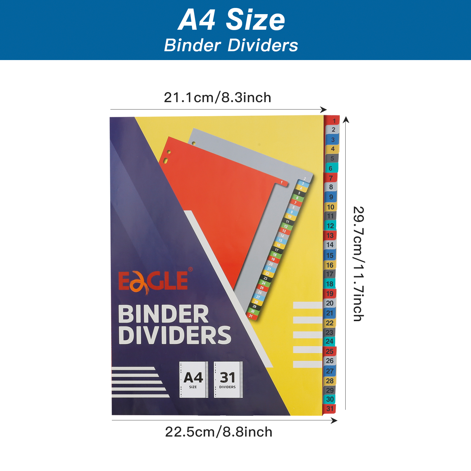 EAGLE A4 Binder Index Divider  - огляд і ціна Binder A4 Lever