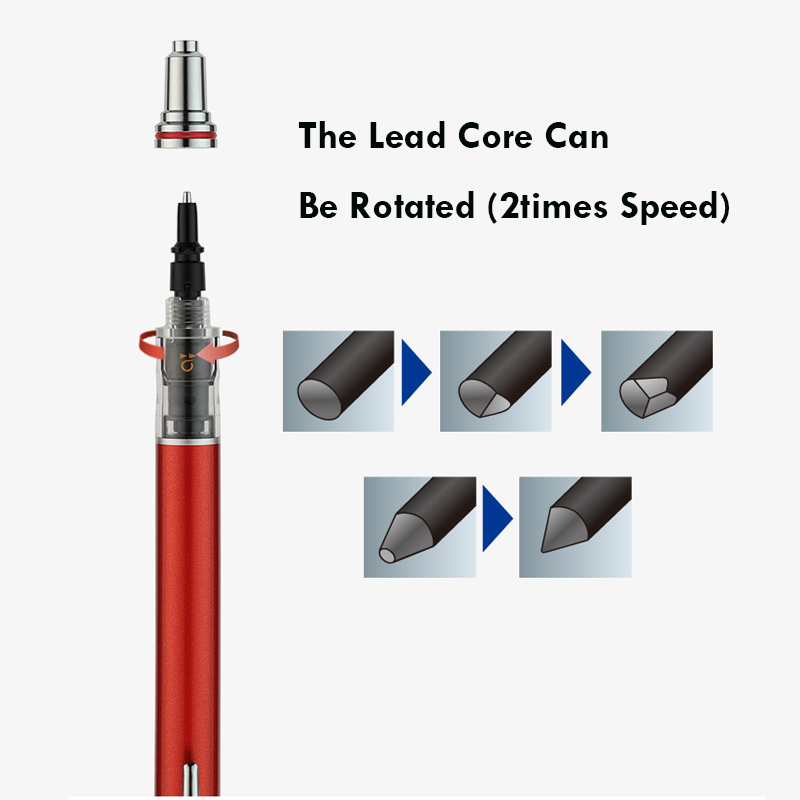 TOMBOW Shake to Lead/Press Mec - огляд і ціна Mechanical Pencil 0.3
