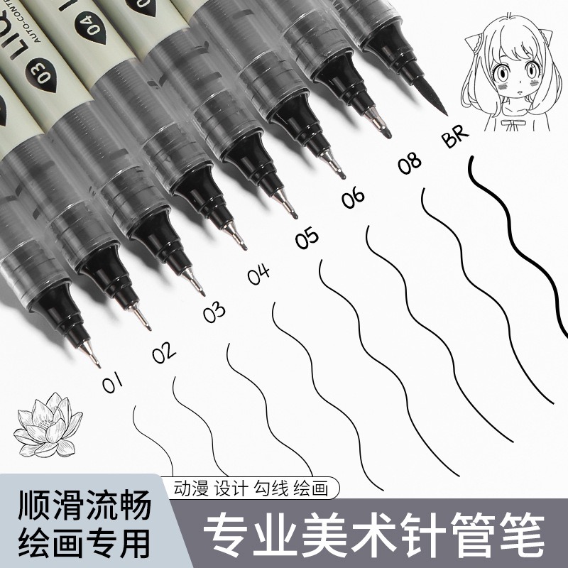 5/8/12 Tibs Black Pen Fine Lin - огляд і ціна Correction Pen Fine