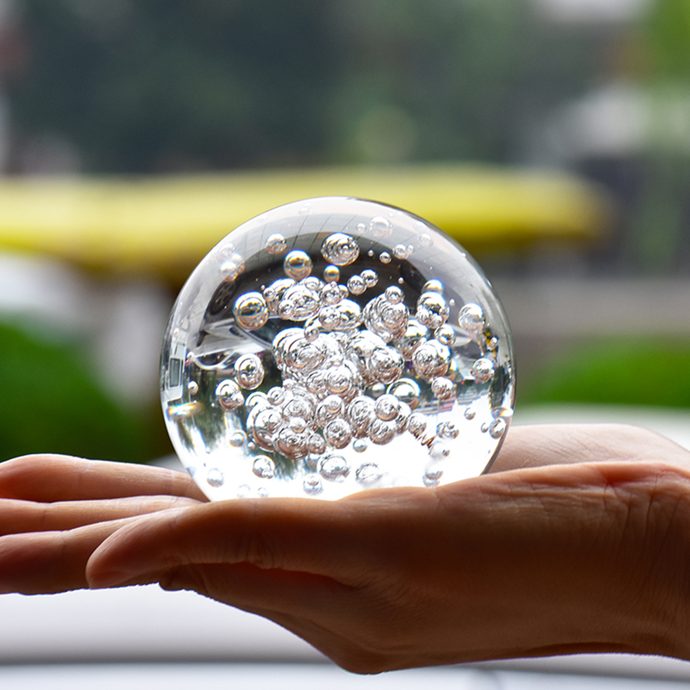 40/60/80MM Clear Bubble Crysta - огляд і ціна Paper Weight Crystal