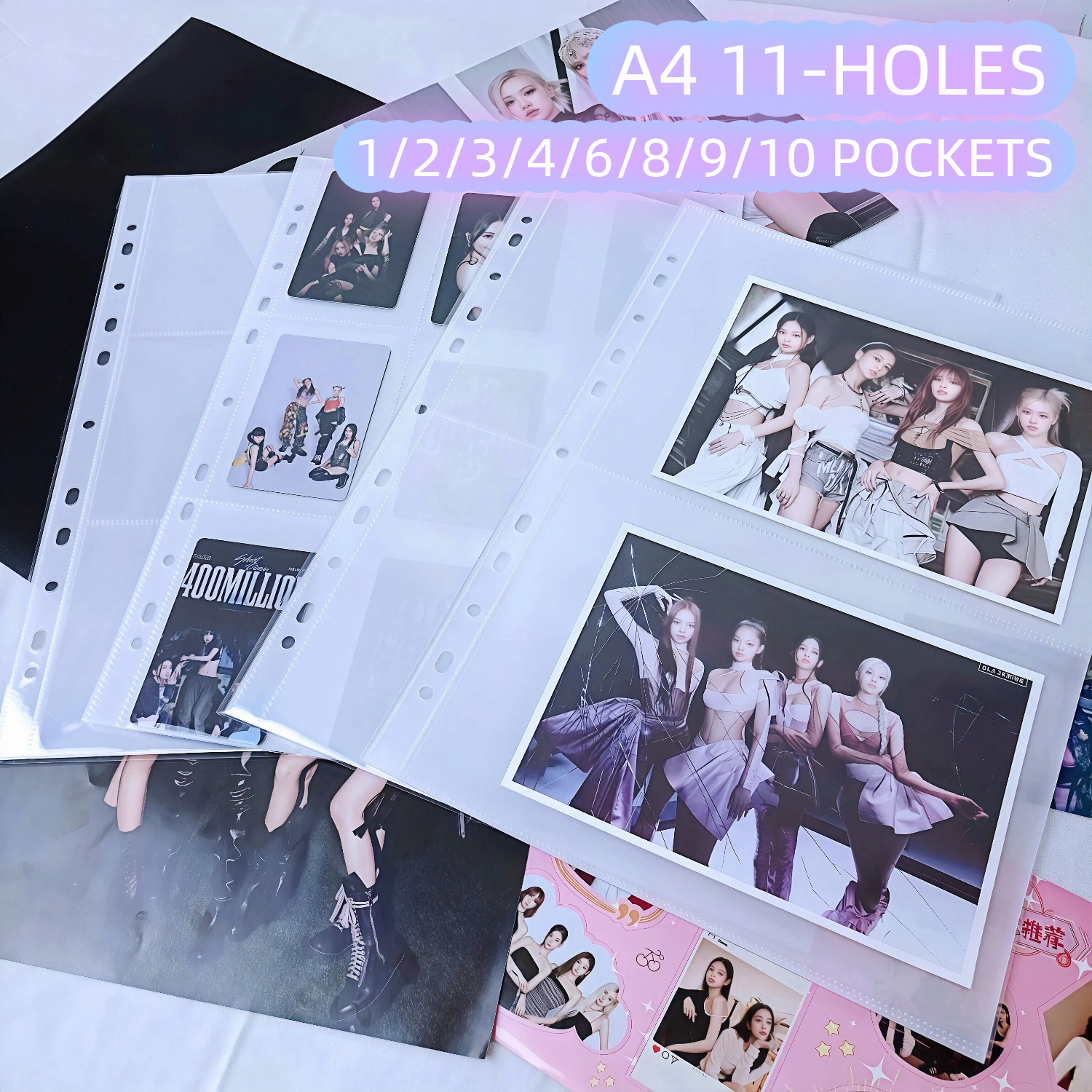 11-Hole A4 Clear Photo Album C - огляд і ціна Binder A4 Lever