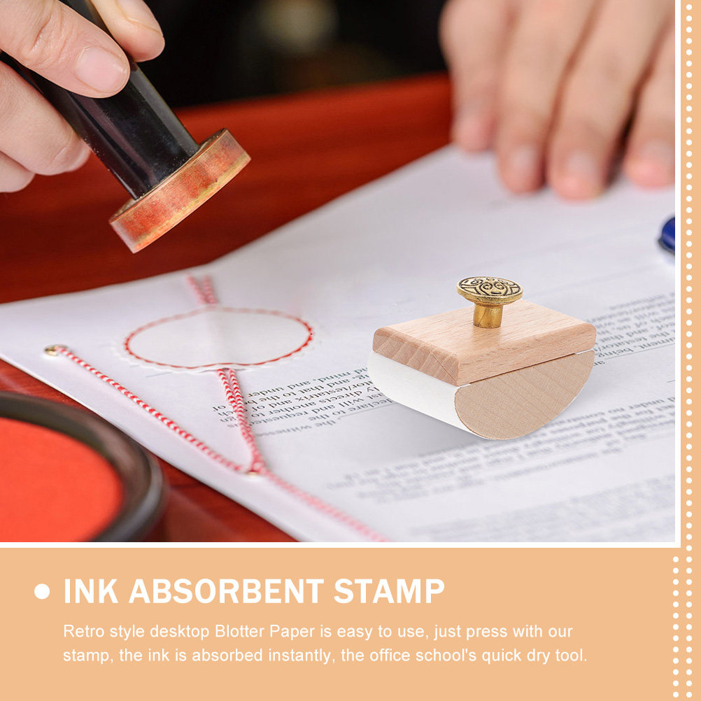 2Pcs Wooden Rocker Ink Blotter - огляд і ціна Ink Blotter Paper