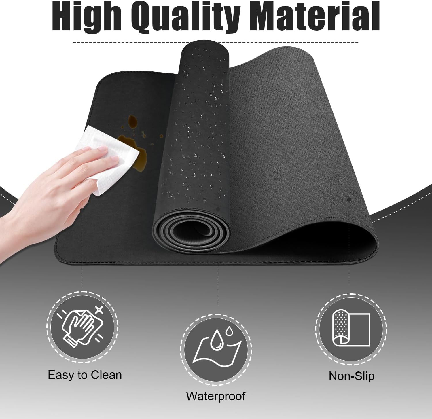 Large Leather Desk Pad Protect - огляд і ціна Leather Desk Pad
