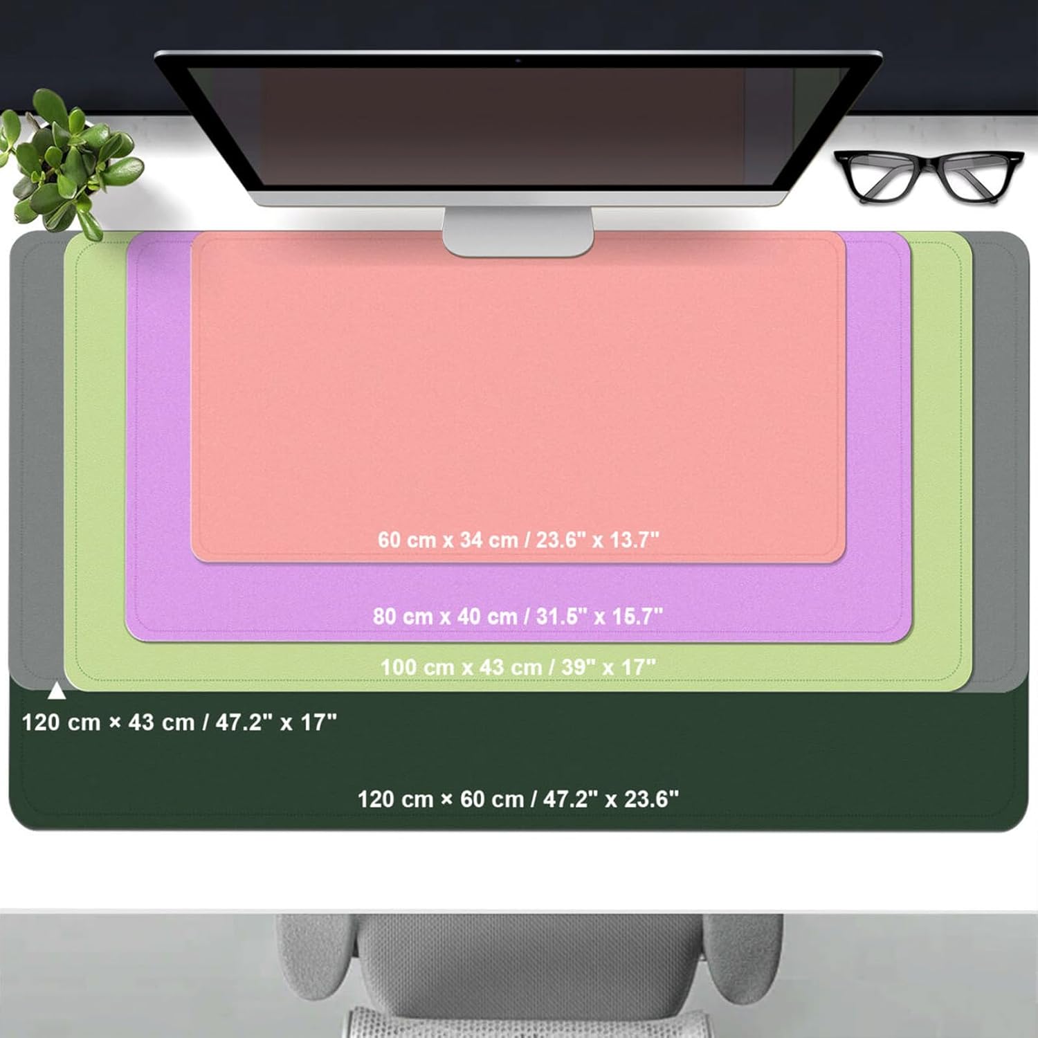 Large Leather Desk Pad Protect - огляд і ціна Leather Desk Pad