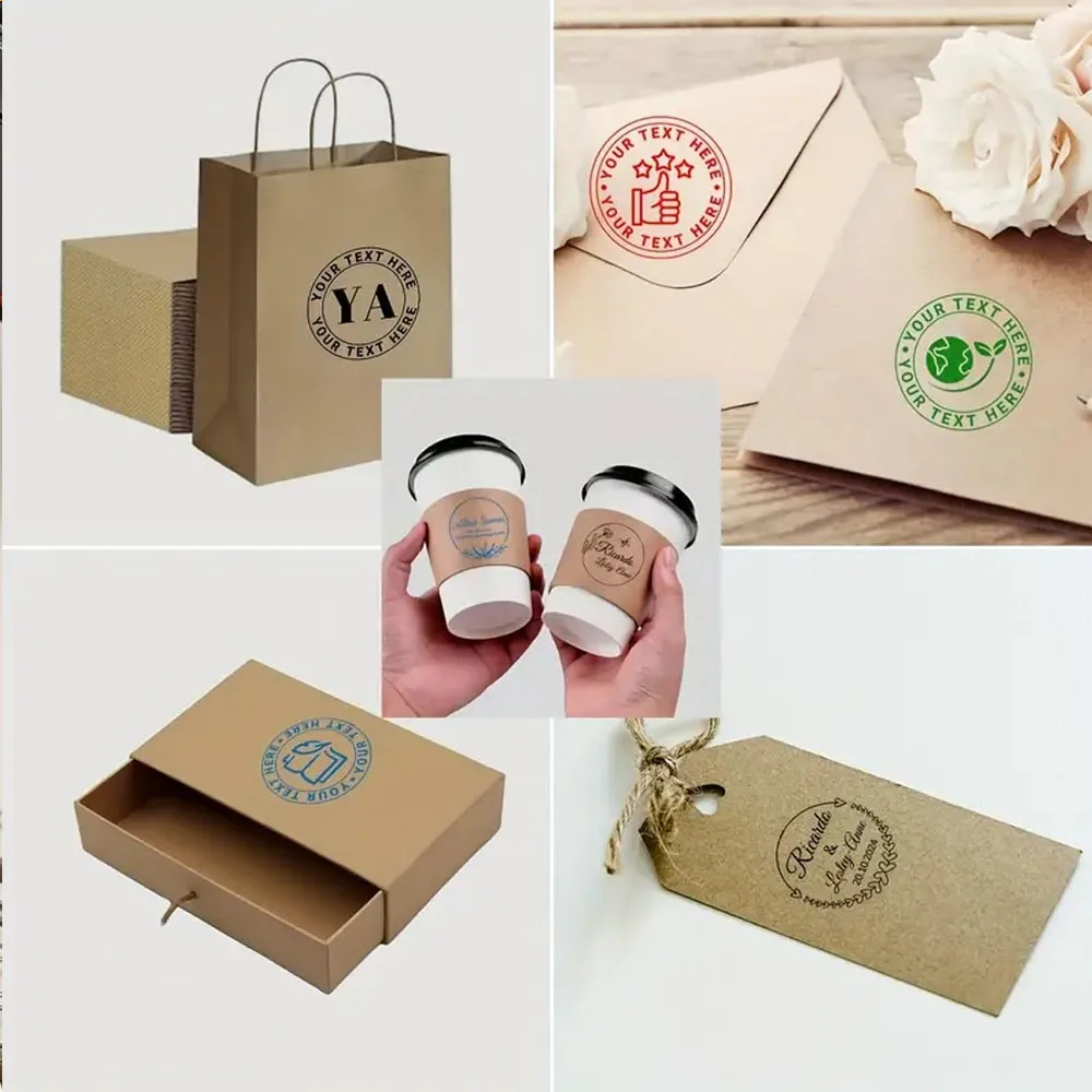 Custom Stamp Personalized Self - огляд і ціна Rubber Date Stamp