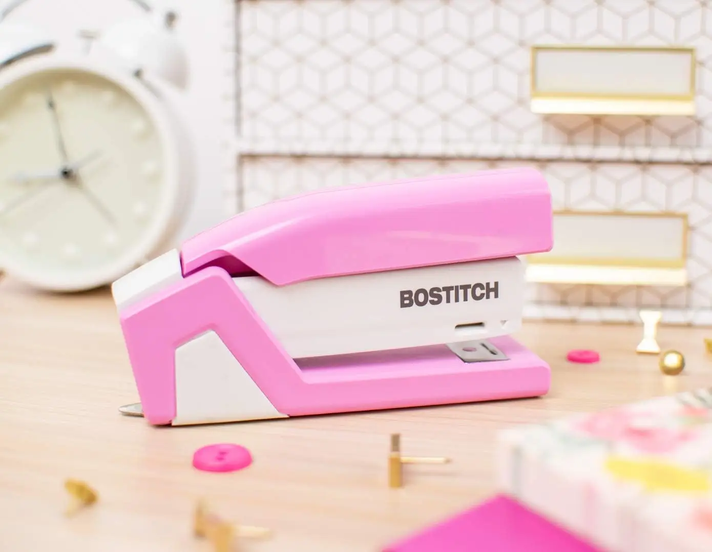 Spring-Powered Stapler, 3-in-1 - огляд і ціна Stapler Half Strip