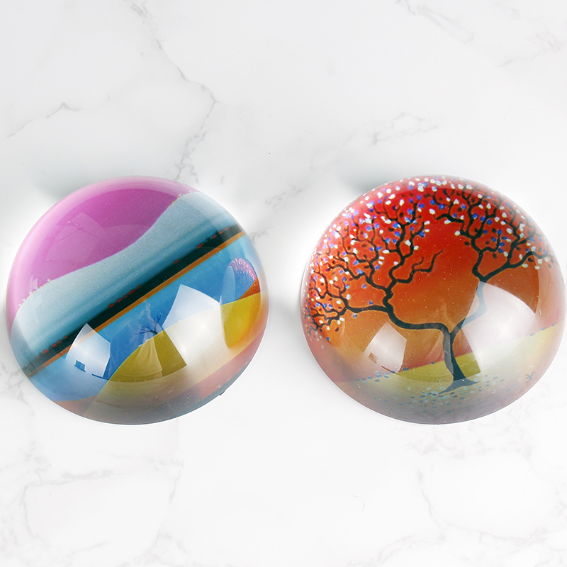 Custom Crystal Hemisphere Glas - огляд і ціна Paper Weight Crystal