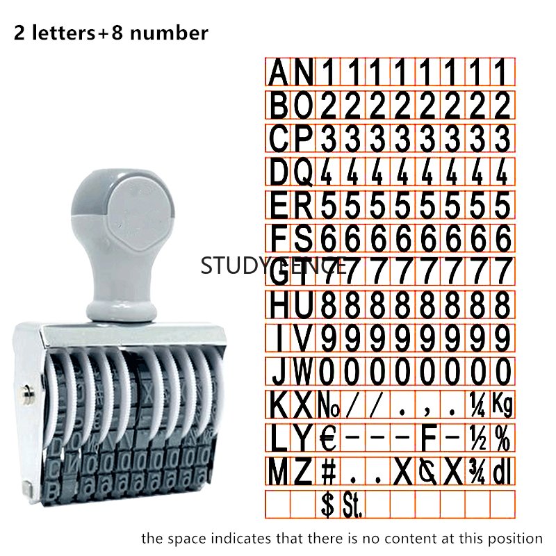 1pc Letter and Number Date Sta - огляд і ціна Rubber Date Stamp