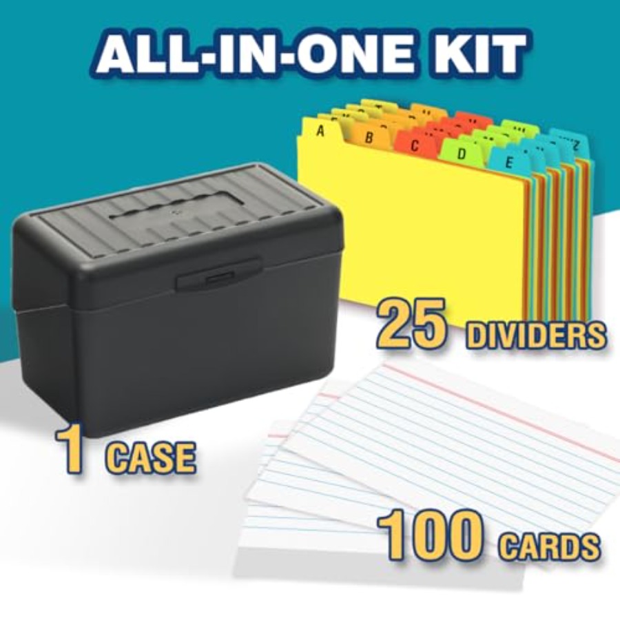 3x5 Index Card Holder with 100 - огляд і ціна Index Card Holder