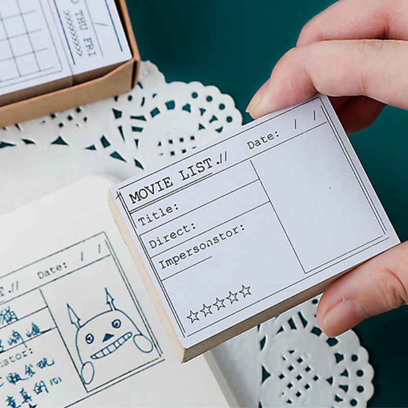 Daily Time Mark Calendar Agend - огляд і ціна Rubber Date Stamp