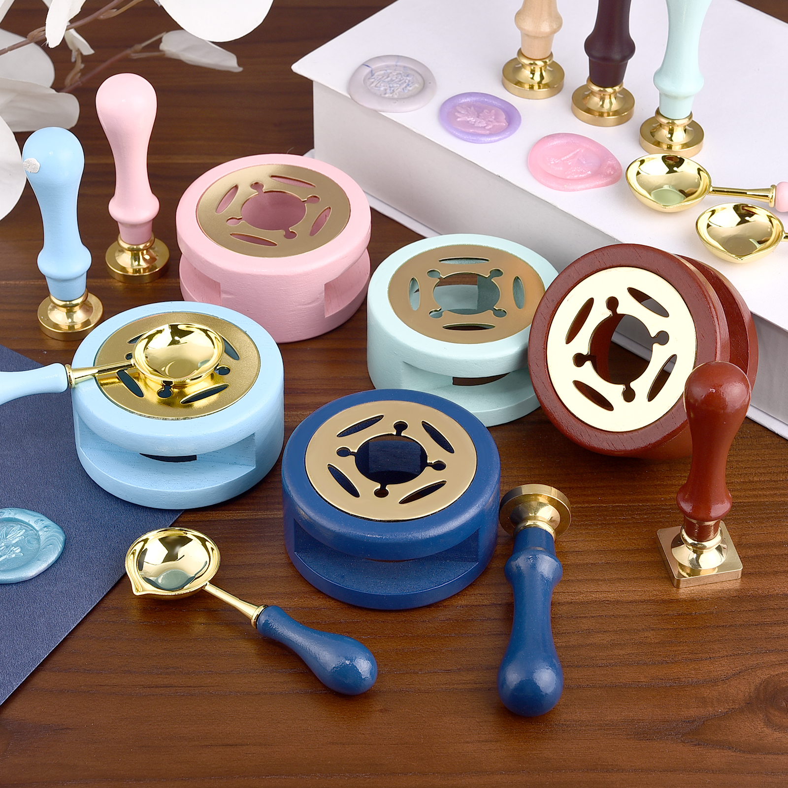 2/3Pcs Set Retro Sealing Wax F - огляд і ціна Wax Seal Stamp Set