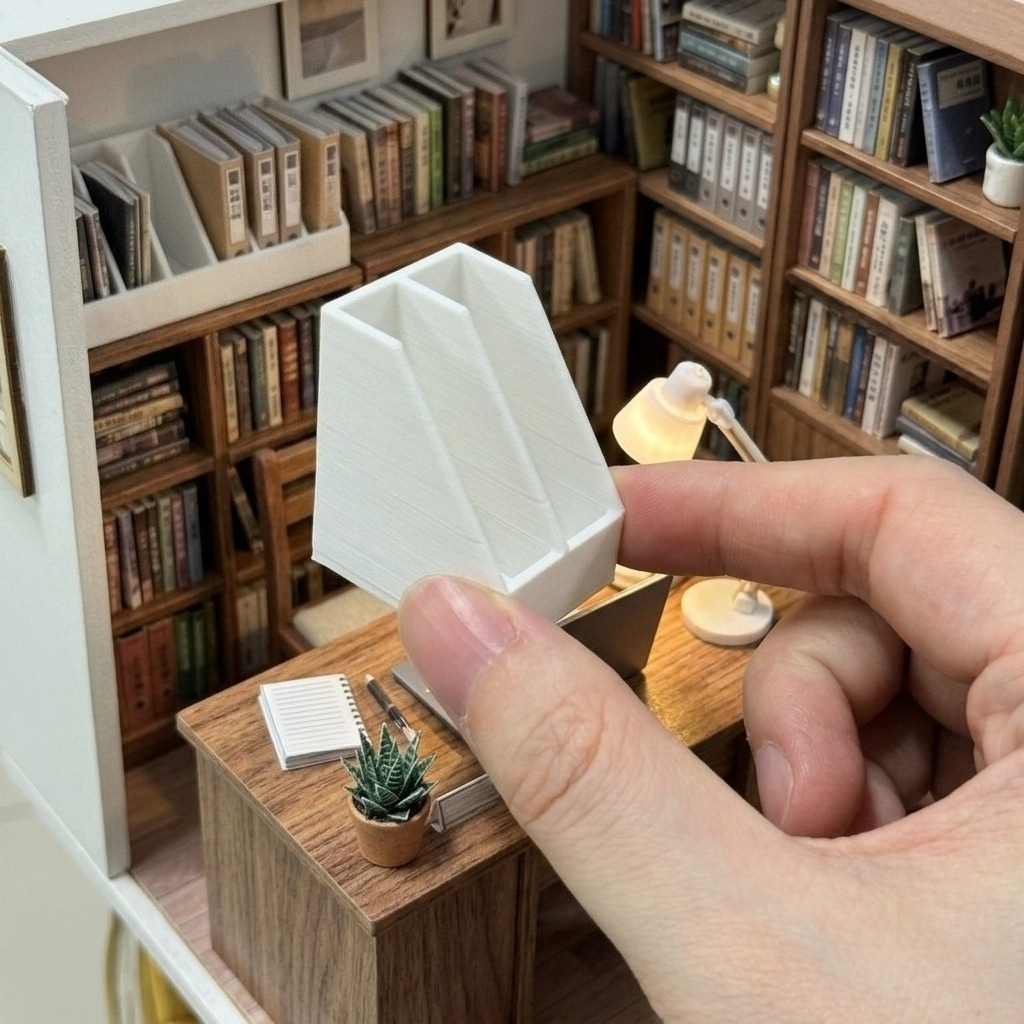 2pcs Miniature Double Slot Fil - огляд і ціна Magazine Holder Rack