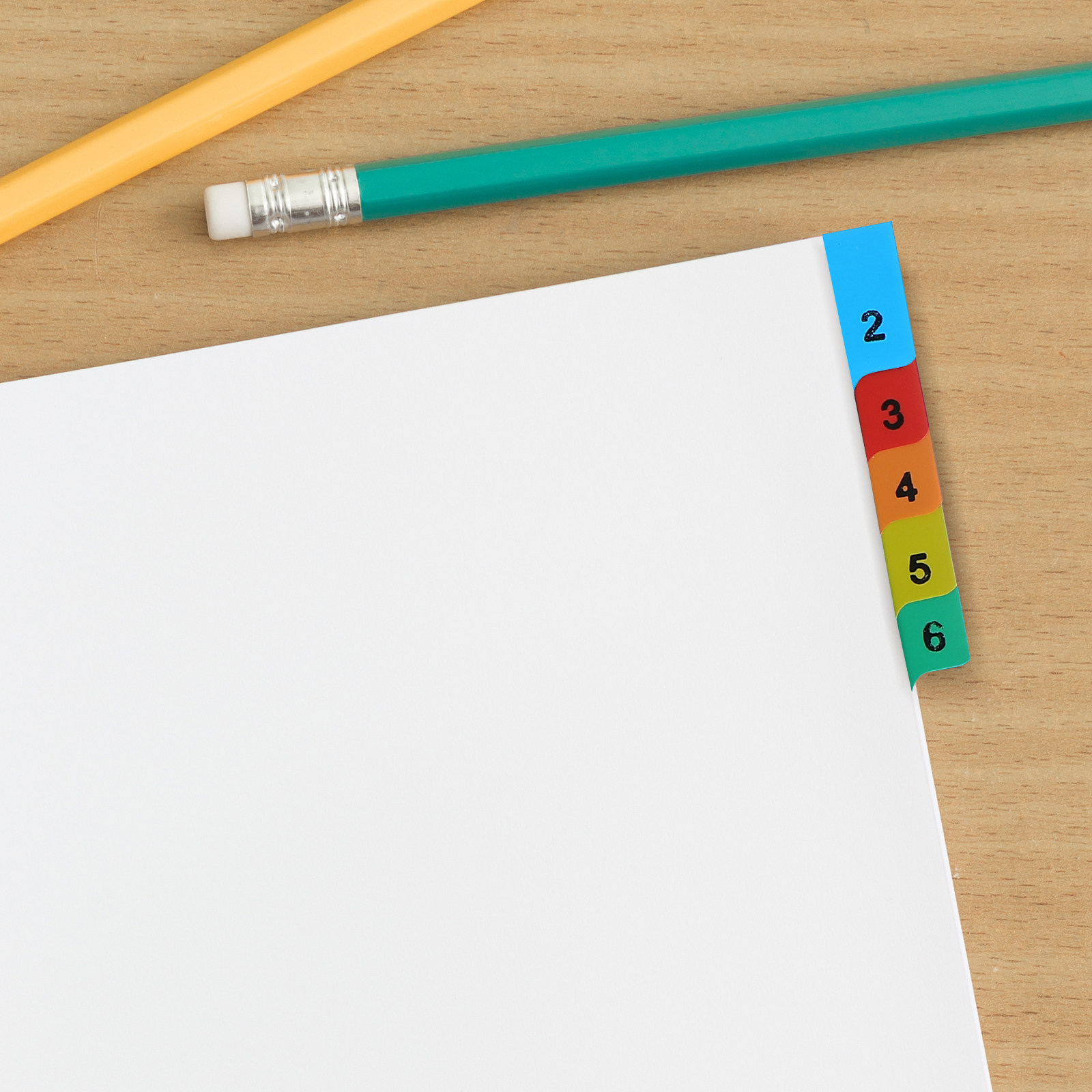 20 Pages A4 Colorful Plastic B - огляд і ціна Tab Divider A4