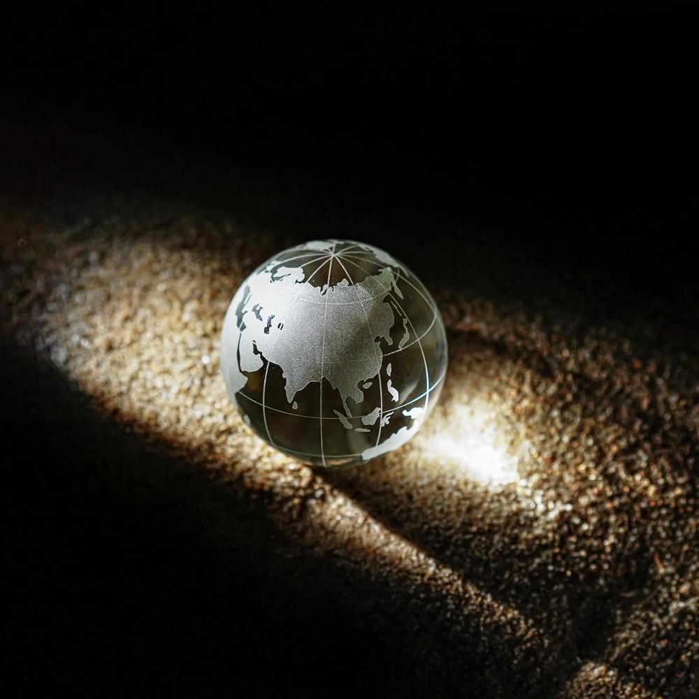 60mm Crystal Earth Globe Paper - огляд і ціна Paper Weight Crystal