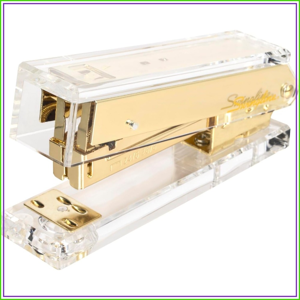 Clear Acrylic Stapler, 20 Shee - огляд і ціна Stapler Half Strip