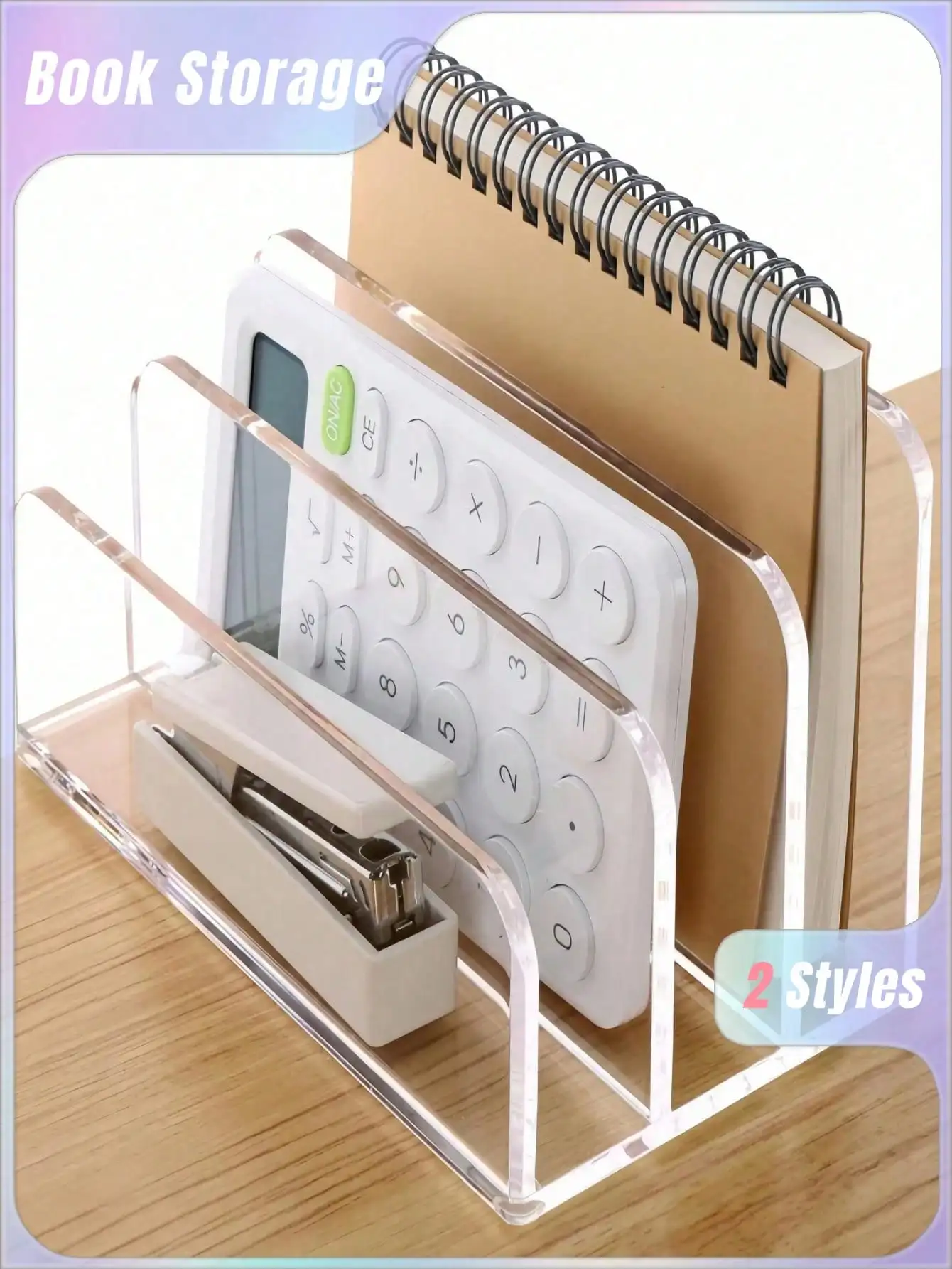 1Pc Acrylic File Folder, Desk  - огляд і ціна Magazine Holder Rack