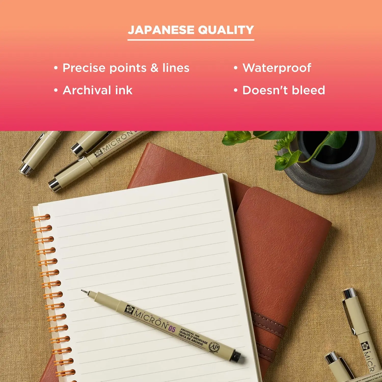 Fineliner Drawing Pens Set, 8  - огляд і ціна Archive Box Set
