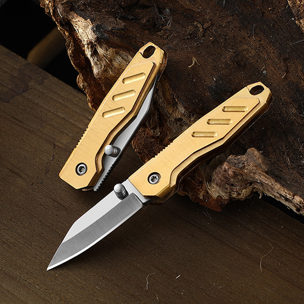 Brass Mini Folding Utility Kni - огляд і ціна Letter Opener Brass