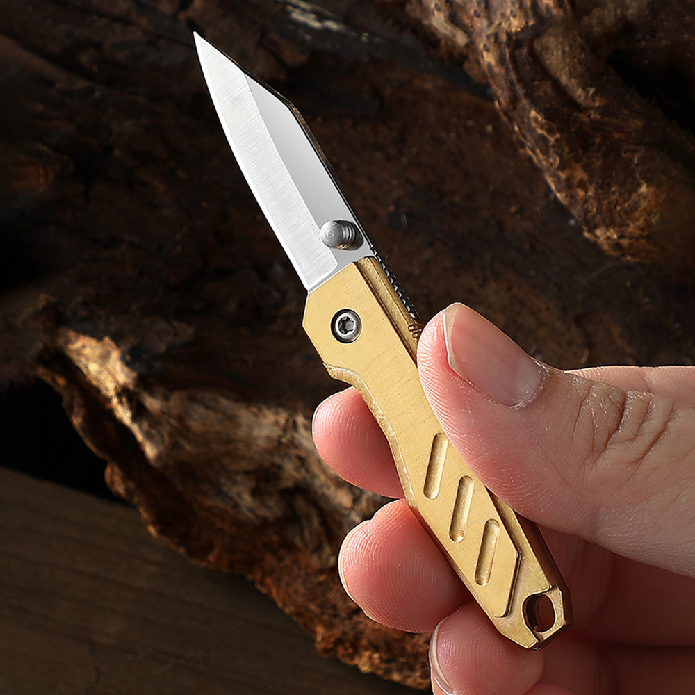 Brass Mini Folding Utility Kni - огляд і ціна Letter Opener Brass