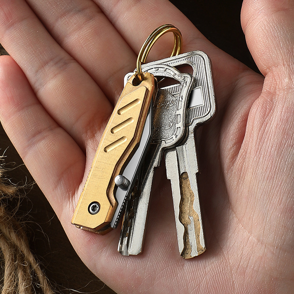 Brass Mini Folding Utility Kni - огляд і ціна Letter Opener Brass