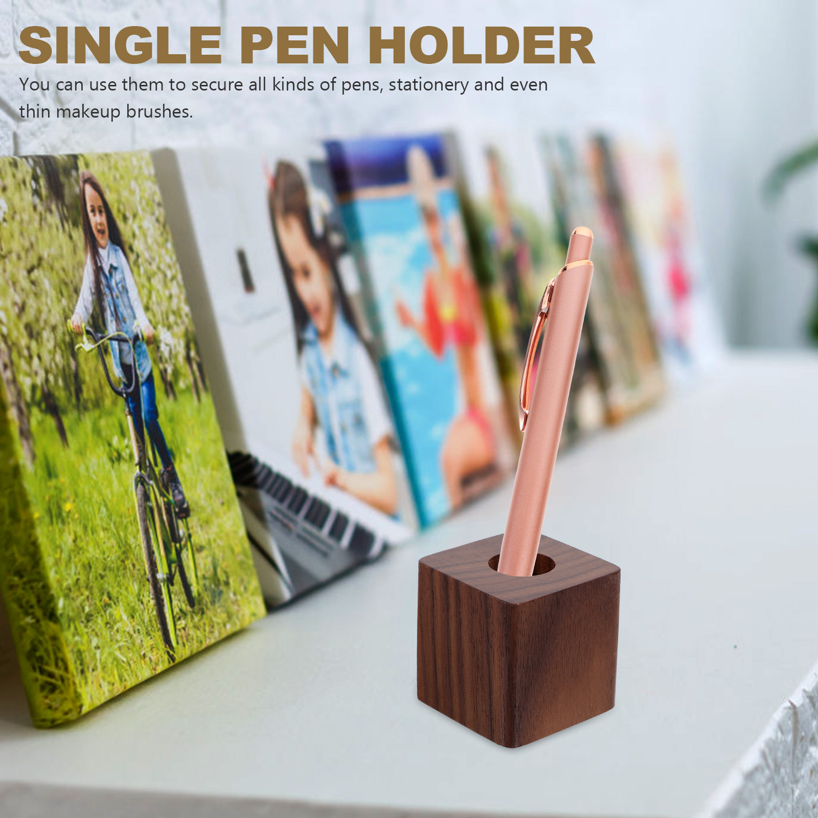 Walnut Pen Stand Single Holder - огляд і ціна Pen Rest Single