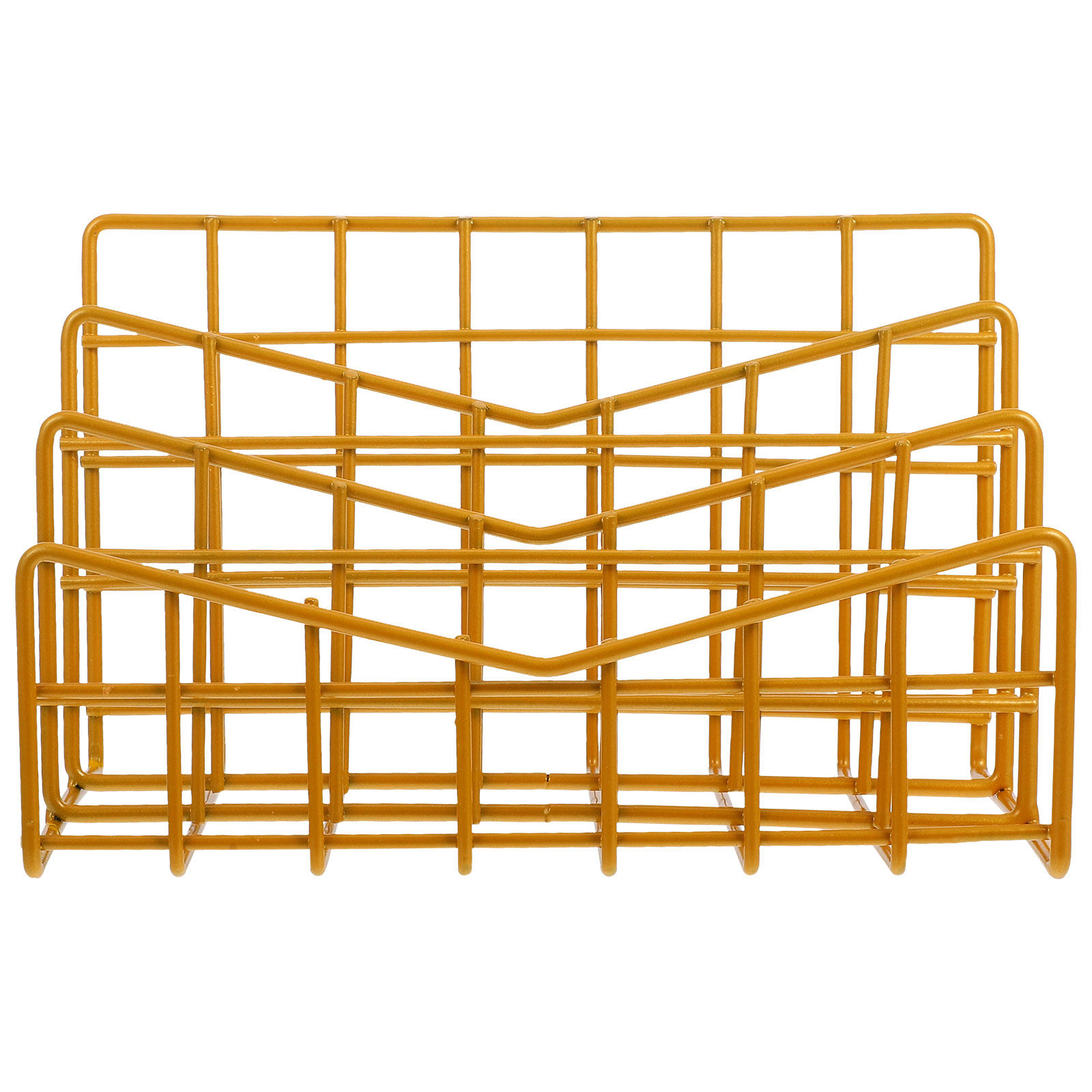 1Pcs Electroplated Metal Stora - огляд і ціна Magazine Holder Rack