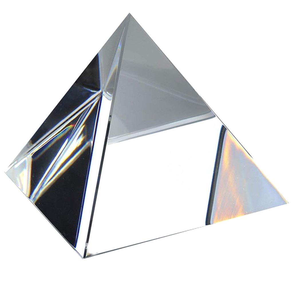 K9 Glass Pyramid Prism Sculptu - огляд і ціна Paper Weight Crystal