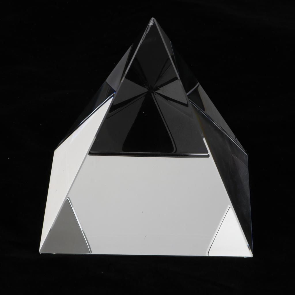 K9 Glass Pyramid Prism Sculptu - огляд і ціна Paper Weight Crystal