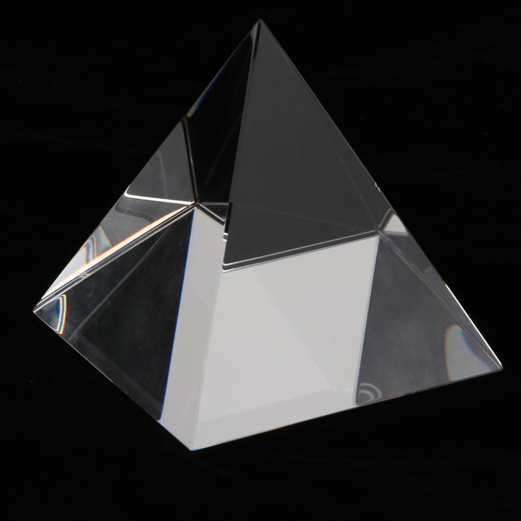 K9 Glass Pyramid Prism Sculptu - огляд і ціна Paper Weight Crystal
