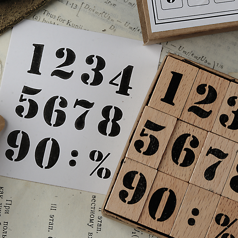 Arabic Numbers Day Month Calen - огляд і ціна Rubber Date Stamp