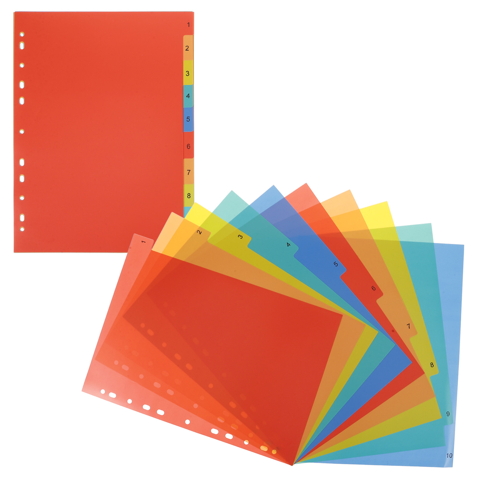 2Sets A4 Binder Dividers PP Pl - огляд і ціна Tab Divider A4